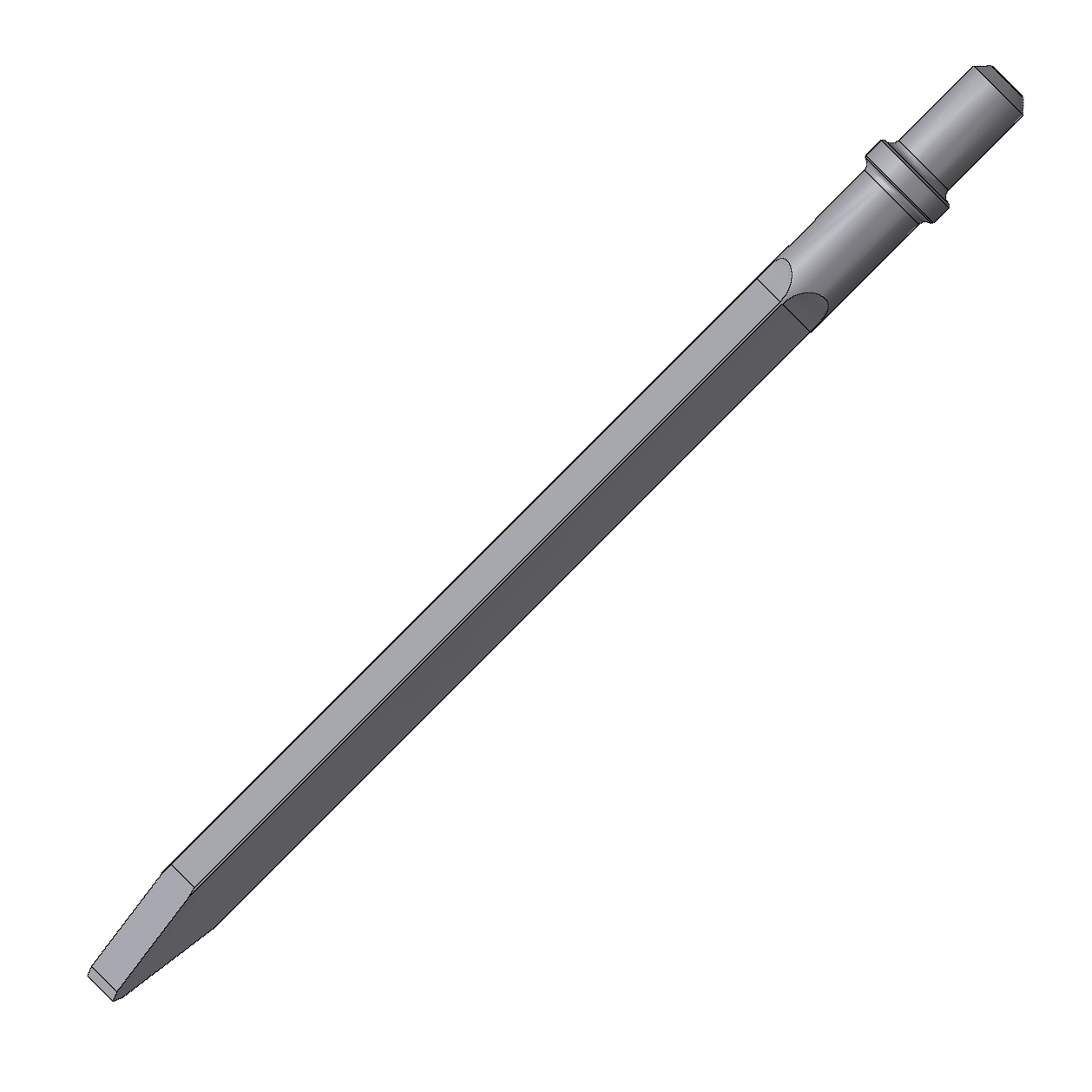 BYEMAX BM-10455-12 Зубило прямое для пневмомолотка