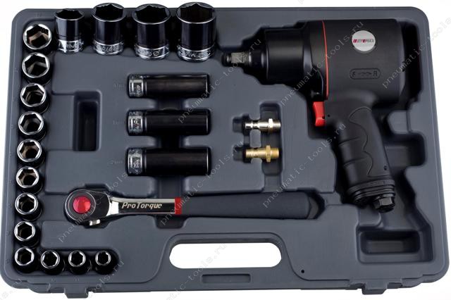 BYEMAX BM-43-4033PK2 Пневмогайковерт ударный композитный