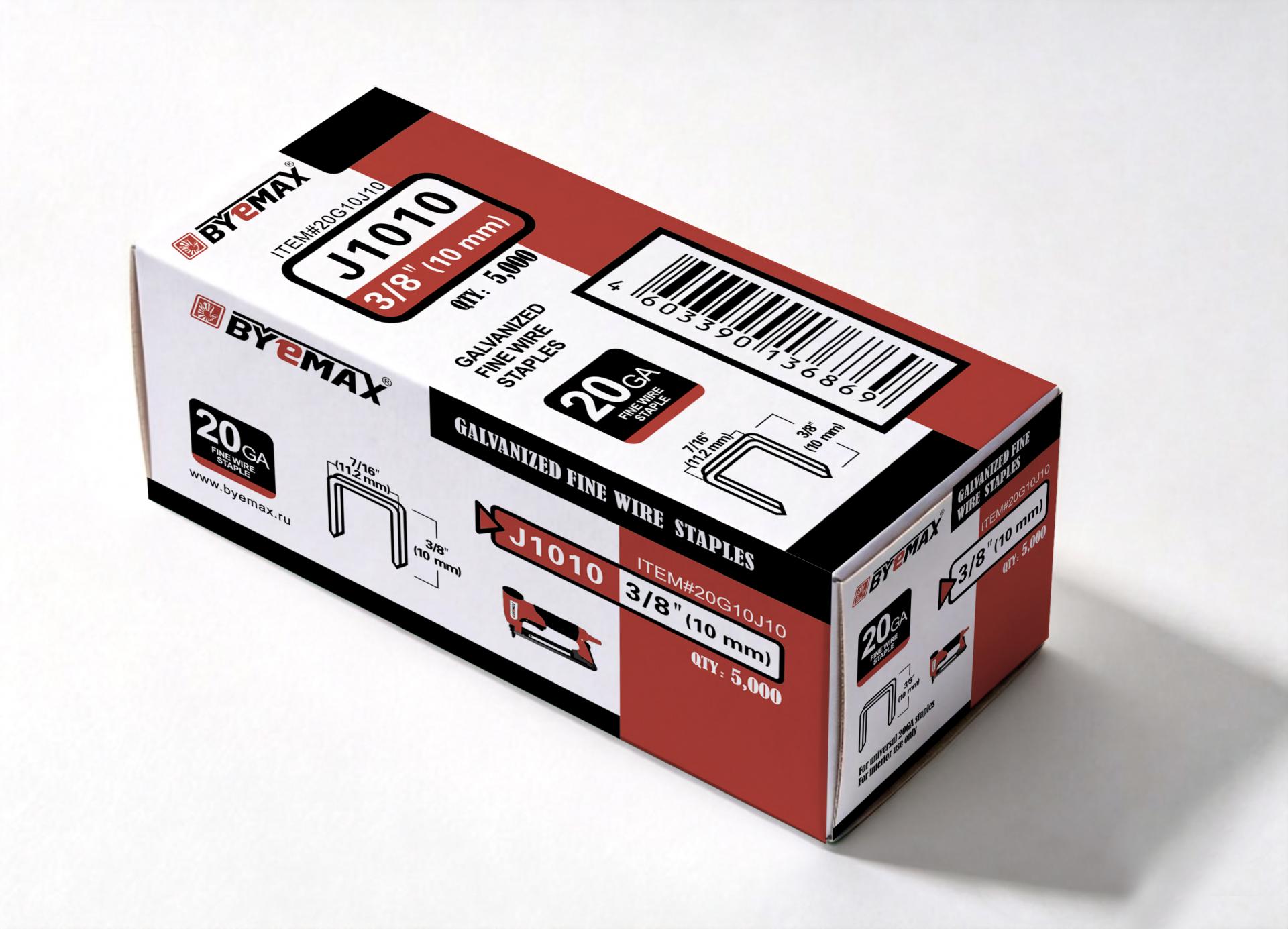 BYEMAX 20G10J10 Скоба обивочная J